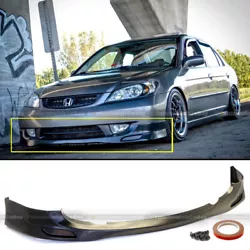 PDM Style Front Lip. 2004-2005 Honda Civic 2/4 dr Only INSTALLATION We take no responsibility in teaching you how to...