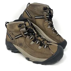 Keen Men’s Targhee II Mid Hiking Boots Sz 10 Waterproof Shitake Brindle LeatherGreat used condition, normal light...