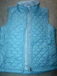 UP FOR YOUR CONSIDERATION IS AN LL BEAN THINSULATE VEST IN EUC YOU MAY THINK IT WAS NEW. GORGEOUS AQUA BLUE COLOR WITH...
