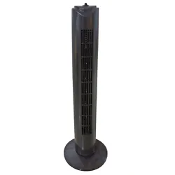 Portable upright floor fan features 70-degree oscillation for full room directional chilling. Slim design and carry...