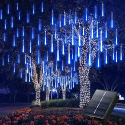 If you hang solar Christmas lights all over the outdoor of your house, the light like starlight in the sky will fill...