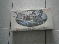 SPAD 13 - 1/48 + Bust au 1/12 Edward Vernon Rickenbacker -. KIT DRAGON No 5904 (1993). Plane military model - WW1 -...