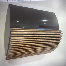 Beolab 4000 Front Wood. Plastic support to create your own wooden front for Beolab 4000 DIY.