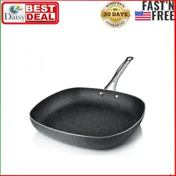 Pioneering Granite Stone cookware features a mineral-infused granite coating that is the perfect blend of nonstick,...