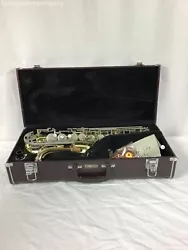 Yamaha YAS-23 Alto Saxophone Sax w/ Hard Case Mouthpiece, Strap, Extras UNTESTED Good Condition. We will do our best to...