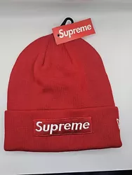 Supreme x New Era Box Logo Beanie FW21 (FW21BN9) One Size. Condition is New with tags. Shipped with USPS Ground...