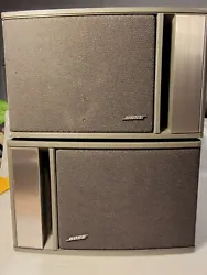 Set of Two (2) BOSE Speakers Model 141 Stereo Bookshelf Speakers.