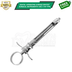 The syringe handle and thumb rings are designed for a natural fit.
