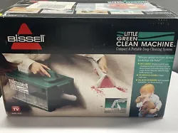 NEW Vintage Bissell Little Green Clean Machine 1653-2 Carpet CleanerNew unopened boxVintage original modelBox may have...