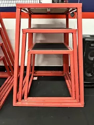 AGILITY BOXES used commercial gym equipment. Condition is Used. Shipped with USPS Ground Advantage.