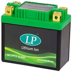 Batterie au lithium avec technologie LiFePO4, 100% sans entretienTension (V) : 12 ; capacité (Ah/10 heures) : 0 ; L...