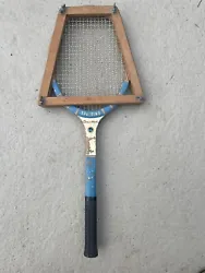 Vintage Spalding Tennis Racket Doris Hart Signature Model Fibre Welded Throat.