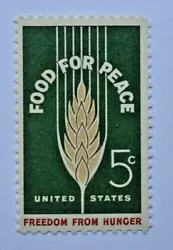 Scott # 1231 Denomination 5c. United States - General Issue - 5c - Scott#: 1231 - Wheat. Date Issued 6/4/1963 Series...
