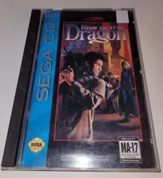 Sega CD - Rise Of The Dragon - Bon État. Vous achetez ce que vous voyez sur la photo dans létat que vous constatez......