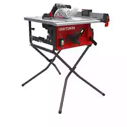Craftsman 10 in. The steel roll cage design is for added durability and strength while the detachable folding stand...