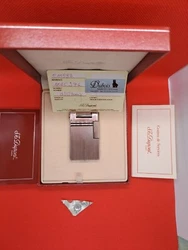 Briquet S.T Dupont Lighter Urban Hammer Palladium. Coffret Papier Pierre dupont de rechange  Fonctionne parfaitement ...