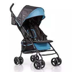 The comfort features for baby include: a full-sized seat, multi-position recline & padded seat back, hassle-free canopy...