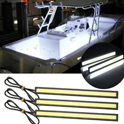 3PCS 170mm White LED Light. Manufacturer Part Number:LED Boat Light. LED Type: High-quality COB LED, high strength,...