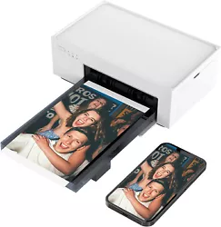 ●User-friendly Design - No paper jam anymore! Photo paper can align with the photo printer 4x6 and successfully...