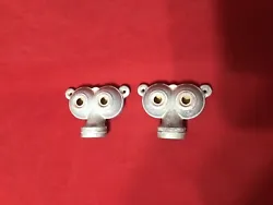 VTG Lot 2 Thompson Twin #70 Owl Eyes Water Sprinklers ,Cast Metal L.A. Cal, US. Good Used Condition. See photos.