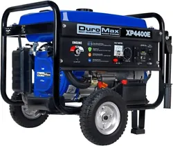 XP4400E Gas Powered Portable Generator-4400 Watt Electric Start-Camping & RV Ready, 50 State Approved, Blue/Black....