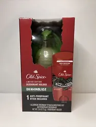Old Spice Limited Edition Deodorant Holder Dragonblast Anti-Perspirant Included.