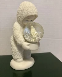 Dept 56 Snowbabies “A Wish For Snow” Figurine With Snow-globe #56-05713 NIB. A20