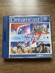 Sega Extreme Sports dreamcast pal. Avec notice, boîtier cassé, quelques micro rayures.
