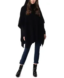 Charter Club Hooded Poncho. Style Number: CH41421001. Color: Black. Inventory Location:Box UC2 -194914330992 Product...