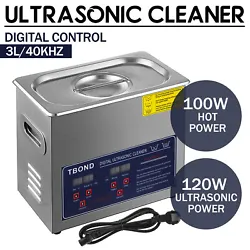 𝐌𝐀𝐃𝐄 𝐓𝐎 𝐋𝐀𝐒𝐓: Stainless steel inside and out, this ultrasonic washing machine uses 304...