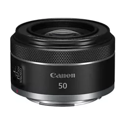 The RF50mm f/1.8 STM lens uses a gear-type stepping motor to provide smooth and quiet autofocus when shooting both...