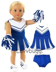 ROYAL BLUE CHEERLEADER--This set includes the panty so your doll can do all the moves! PICTURE always required for...