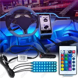 Decorative your car by this RGB LED Strip Lights, changing the atmosphere with different color and lighting mode....