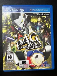 Persona 4 Golden (Sony PlayStation Vita, 2012) - Complete in Box - Used.
