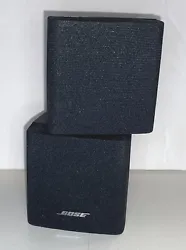 Up for sale is a black Bose Acoustimass Lifestyle Double Cube DoubleShot Speaker.  It is in good used condition.