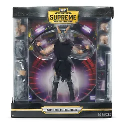 The House of Black reaches new heights with Malakai Black in Jazwares AEW Supreme Collection Series 2! This figure...
