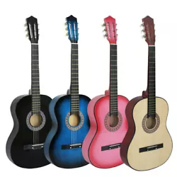 This right-handed guitar is ideal for beginners and ready to use in the box.This Beginner Acoustic Guitar is Just the...