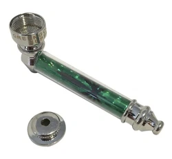87mm piece with classic reggae art wrap. Custom screw on lid for added security, no more spilled tobacco. For tobacco...