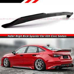 Authentic Yofer Design High Kick Duckbill Trunk Spoiler With 