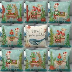 Type:Pillow case. Material: Cotton Linen. USE2cushion cover，Couch Bed Pillowcase. USE1Cojines，Decorative Pillow...