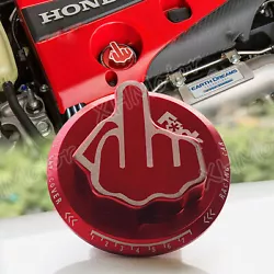 Fuel Oil Tank Cap Cover. Give your car a Personalized and Unique look with the MIDDLE FINGER pattern. Decorate car...