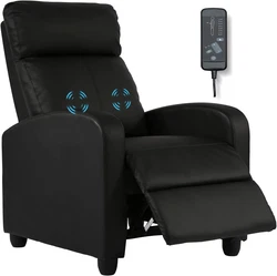【Easy to Assemble】This recliner chair is very easy to assemble, you only need to put the backrest part together...