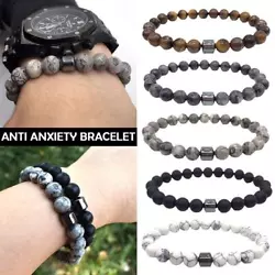 Power Stone Beaded Bracelet: Tiger Eye and Obsidian are protective stones that are also grounding. Brings Your Healthy...