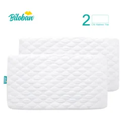 Wash Durable and Easycare: Waterprooof crib mattress pad cover stands up well to washing by machine & dry, for frequent...
