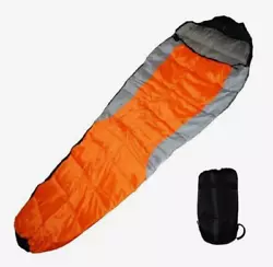 Sleep comfortably, even when its 20° F outside, in the EDMBG Adult Mummy Sleeping Bag. With a polyester rip stop cover...