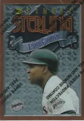 TONY GWYNN 1996 TOPPS FINEST STERLING BRONZE W/ COATING CARD #61 THEME #S9