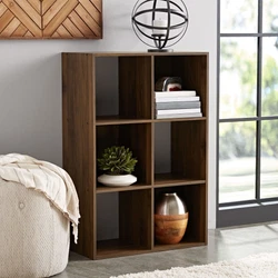 Stylish cube organizer bookcase. This easy to assemble storage shelf is available in multiple finishes to fit in with...