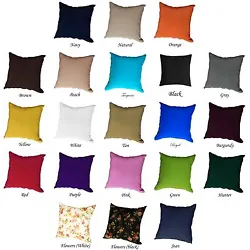 SOFA PILLOW CASES - SHAM - PILLOW COVERS. Caring instructions: machine washable, cold water, non bleach, low tumble...