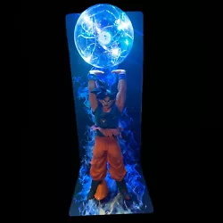Dragon ball Son Goku DIY lamp. We distribute iPod & iPhone accessories worldwide. 1x Led bulb. Color: Rainbow lamp. Add...