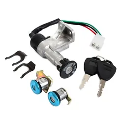 For Chinese 50cc 150cc GY6 Taotao Jonway Roketa Scooter. -- Type:Ignition Switch. 1 x front luggage lock. 1 x Saddle...